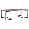 Sister Coffee Table - Walnut and Black - ZM-100150