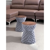 Ting Stool - Silver - ZM-100165