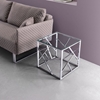Cage Side Table - Stainless Steel - ZM-100181