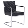 Quilt Dining Chair - Black - ZM-100189