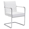 Quilt Dining Chair - White - ZM-100190