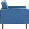 Puget Arm Chair - Tufted, Blue - ZM-100217