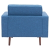 Puget Arm Chair - Tufted, Blue - ZM-100217