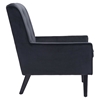 Coney Tufted Arm Chair - Black Velvet - ZM-100224