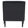 Coney Tufted Arm Chair - Black Velvet - ZM-100224