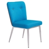 Hope Dining Chair - Tufted, Blue and Gray - ZM-100239