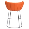 Latte Backless Counter Chair - Orange - ZM-100250