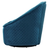 Pug Swivel Chair - Aquamarine - ZM-100251