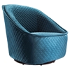 Pug Swivel Chair - Aquamarine - ZM-100251