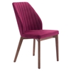 Vaz Dining Chair - Red Velvet - ZM-100269