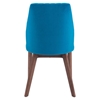 Vaz Dining Chair - Blue Velvet - ZM-100270