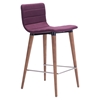 Jericho Counter Chair - Backless, Purple - ZM-100273