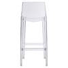 Phantom Backless Bar Chair - Clear - ZM-100289