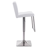 Puma Bar Chair - Adjustable, White - ZM-100311