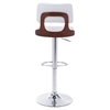Lynx Bar Chair - Adjustable, White - ZM-100318
