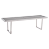 Niles Bench - Stainless Steel - ZM-100336