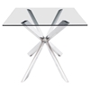 Rize Dining Table - Chrome - ZM-100349