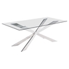 Rize Dining Table - Chrome - ZM-100349