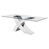 Wave Dining Table - Chrome - ZM-100350