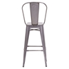 Elio Bar Chair - Gunmetal - ZM-106120