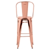 Elio Bar Chair - Rose Gold - ZM-108063