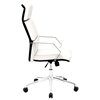 Lider Pro Office Chair - Chrome Steel, White - ZM-205311
