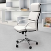 Lider Pro Office Chair - Chrome Steel, White - ZM-205311