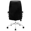 Lider Comfort Office Chair - Chrome Steel, Black - ZM-205315