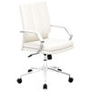 Director Pro Office Chair - Chrome Steel, White - ZM-205325