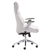 Boutique Office Chair - Adjustable, Casters, White - ZM-205891