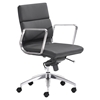 Engineer Low Back Office Chair - Casters, Black - ZM-205895