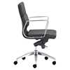 Engineer Low Back Office Chair - Casters, Black - ZM-205895