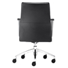 Conductor Low Back Office Chair - Casters, Black - ZM-206100