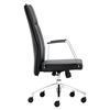 Dean High Back Office Chair - Casters, Black - ZM-206130