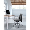 Dean Low Back Office Chair - Casters, Black - ZM-206136