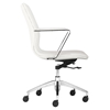 Herald Low Back Office Chair - White - ZM-206151