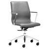 Herald Low Back Office Chair - Gray - ZM-206152
