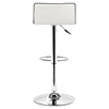 Equation White Bar Chair - Swivel, Adjustable - ZM-300219