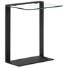 Zeon C Side Table - Tempered Glass, Black - ZM-404194