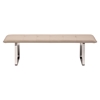 Cartierville Bench - Tufted, Taupe - ZM-500186
