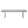 Cartierville Bench - Tufted, Gray - ZM-500187