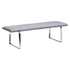 Cartierville Bench - Tufted, Gray - ZM-500187