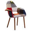 Moshe Patchwork Occasional Chair - Multicolor - ZM-500349