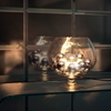 Terran Table Lamp - Clear Glass, Chrome Orbs - ZM-50079