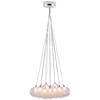 Cosmos Ceiling Lamp - Textured Glass Orbs, Chrome - ZM-50100