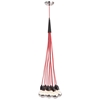 Nimbus Ceiling Lamp - Chrome Dipped Bulbs, Red Cords - ZM-50108