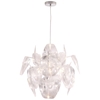 Gamma Ceiling Lamp - Translucent Plastic Petals, Chrome - ZM-50109