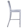 Gastro Brushed Aluminum Counter Chair - ZM-701198