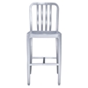 Gastro Brushed Aluminum Counter Chair - ZM-701198