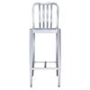 Gastro Brushed Aluminum Bar Chair - ZM-701199